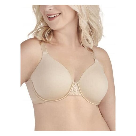 Vanity Fair Beautiful Benefits Contour 76380 Back Smoother Underwire Bra 46DD - Picture 9 of 9